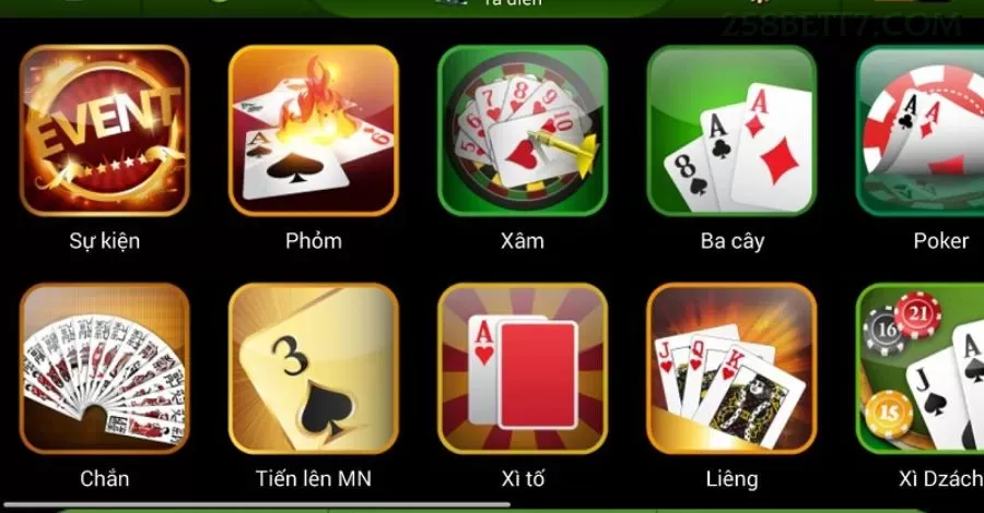 Lista de jogos para 258bet ios section